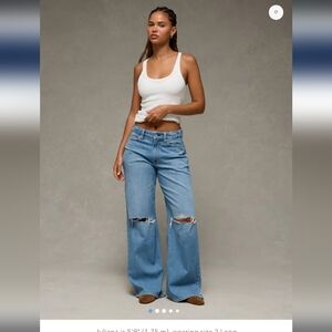 American Eagle Outfitters High Rise Blue Jeans